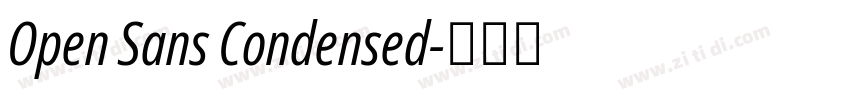 Open Sans Condensed字体转换 Open Sans Condensed字体转换